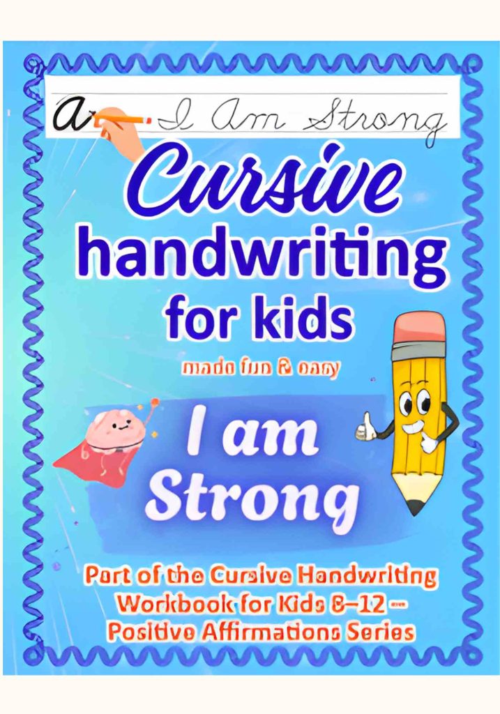 Cursive handwriting workbook cover