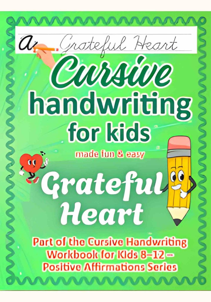 Cursive handwriting workbook for kids