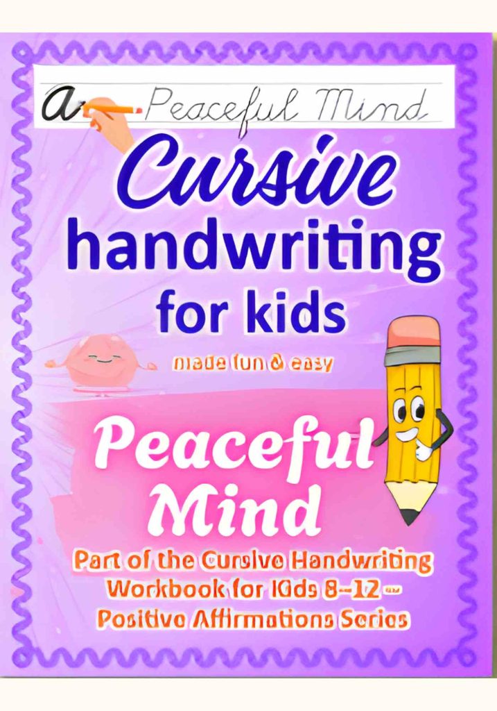 Cursive handwriting workbook cover