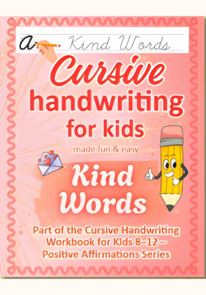 Cursive handwriting workbook cover