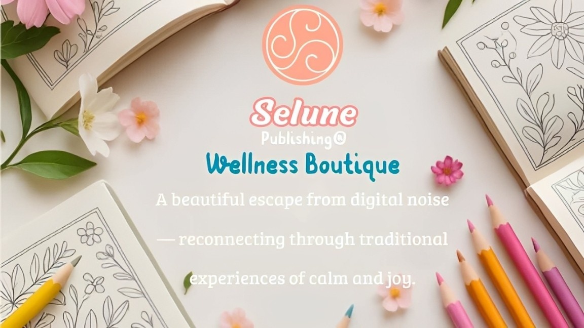 Creative workspace with flowers